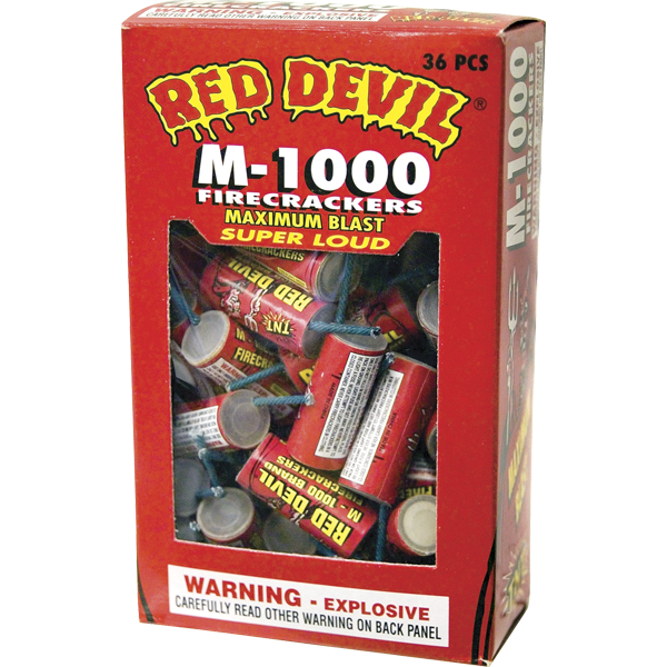 RED DEVIL FIRECRACKER M-1000